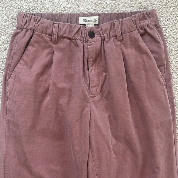 MADEWELL Corduroy Pull-On Tapered Pants Size Small - Picture 4 of 13